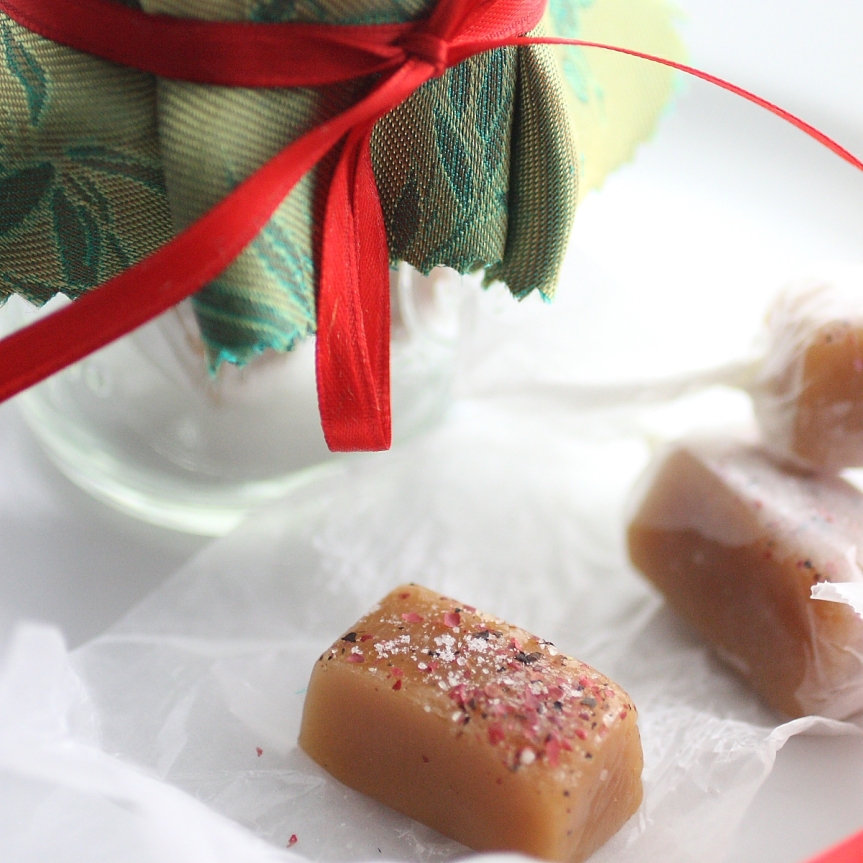 Holiday gift ideas: Pink Peppercorn Sea Salt Caramels
